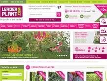 Tablet Screenshot of leaderplant.com